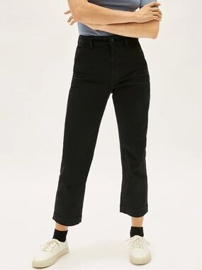 Everlane straight leg cropped pant